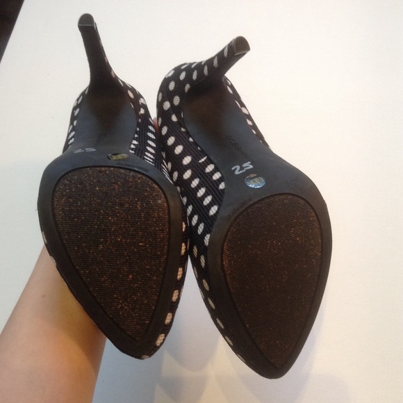 BCBGeneration Polka-Dot Heels - Picture 3 of 4